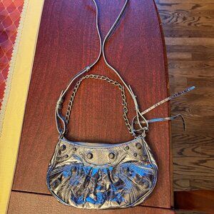 Balenciaga Le Cargole Mini Leather Shoulder Bag